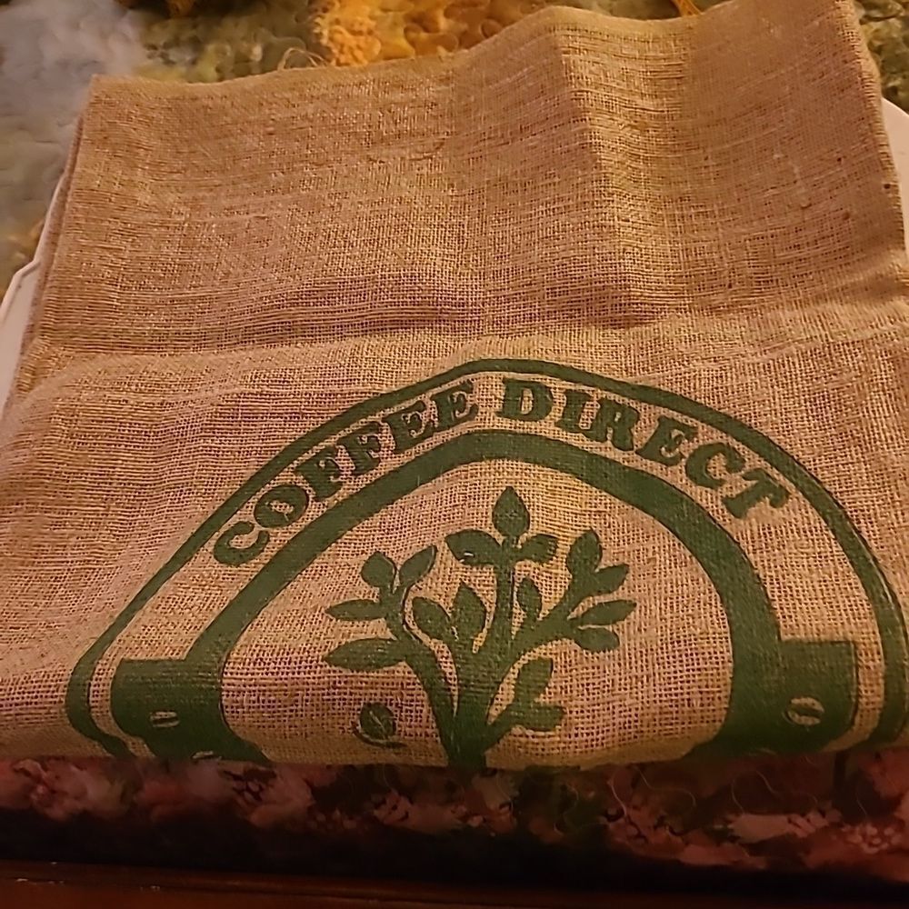 Coffee Direct Burlap Bag